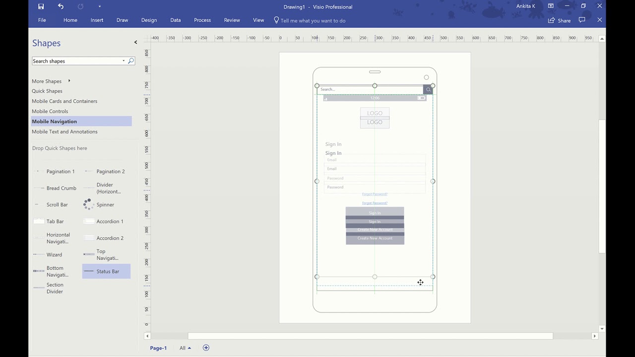 download wireframe shapes visio 2010